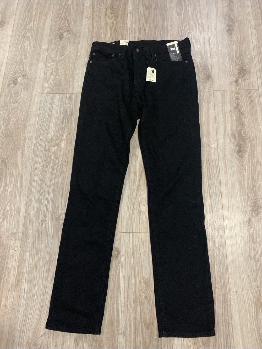 Levi's Men's Straight Black Jeans